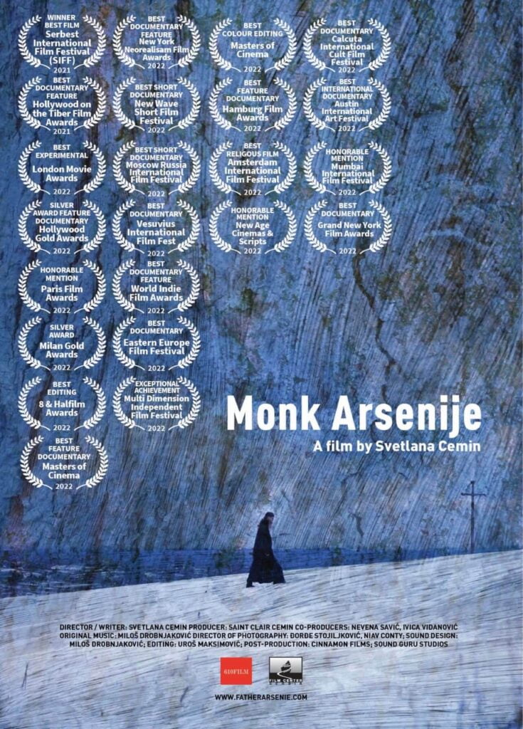 Monk Arsenije documentary poster